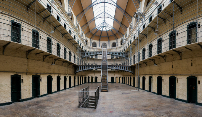 Kilmainham Gaol Dublin, prison historique accessible PMR