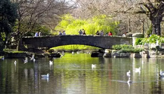 St. Stephen's Green Dublin, parc accessible PMR centre-ville
