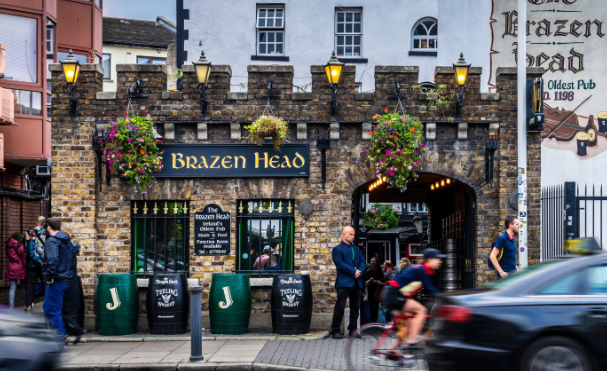 The Brazen Head Dublin, plus vieux pub irlandais accessible